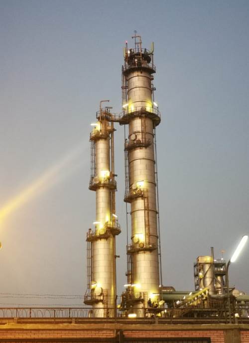 replacing defected distributers inside Amine